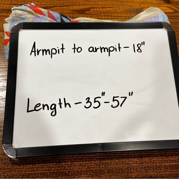 Xhilaration braided details spaghetti straps Aztec print high low maxi dress - Picture 9 of 13